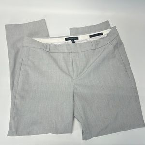 Banana Republic Avery Light Gray Ankle Straight Pant Women’s Size 8